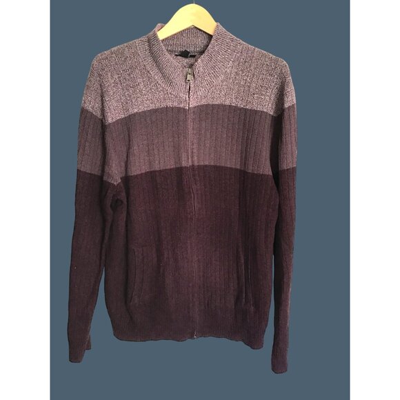 ALFANI- MENS LONG SLEEVE 100% COTTON HALF ZIP CLOSURE SWEATER SIZE X-LARGE - Picture 1 of 6